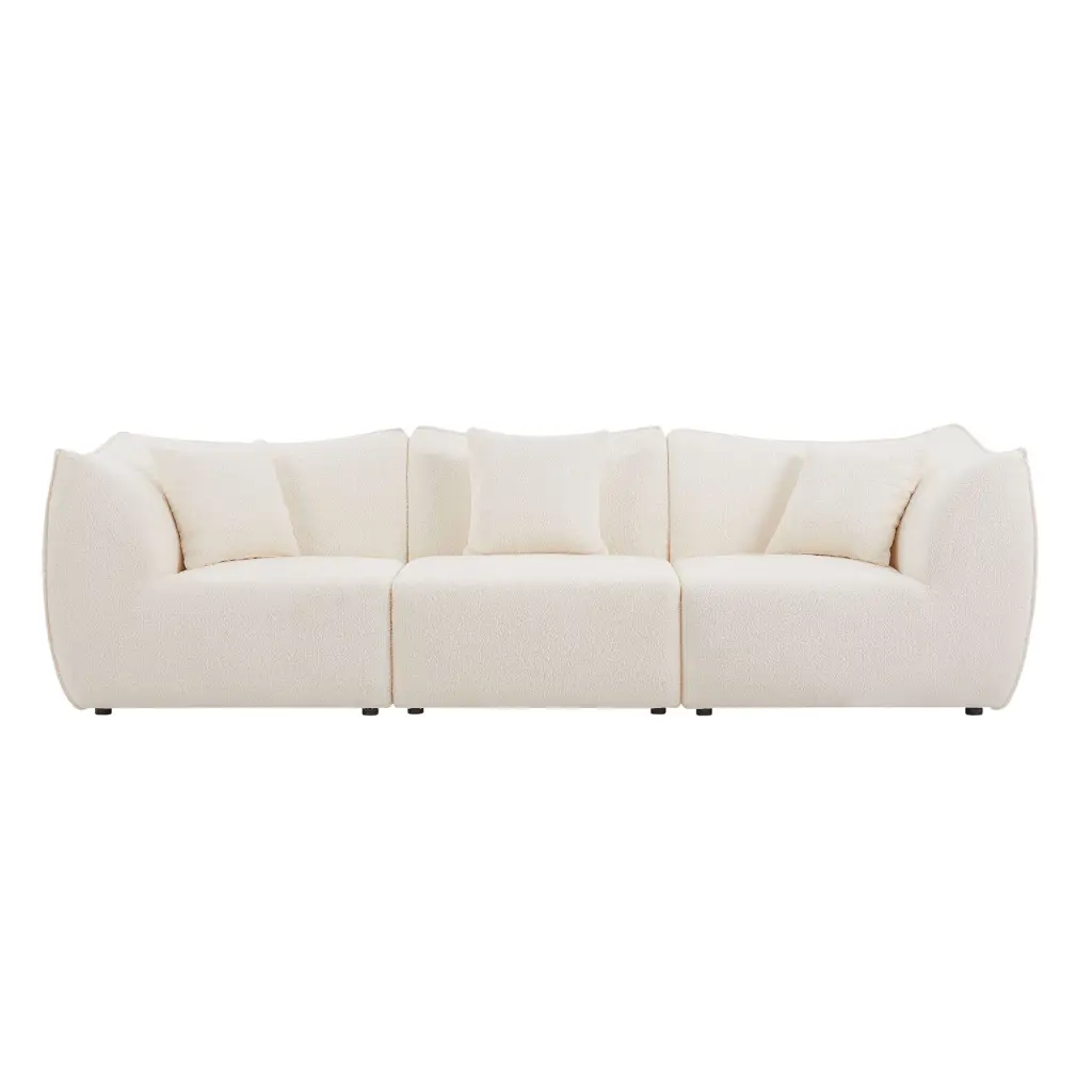 Mid Century Modern 3 Seater Sofa Couch Living Room, Bedroom, Apartment justone interior