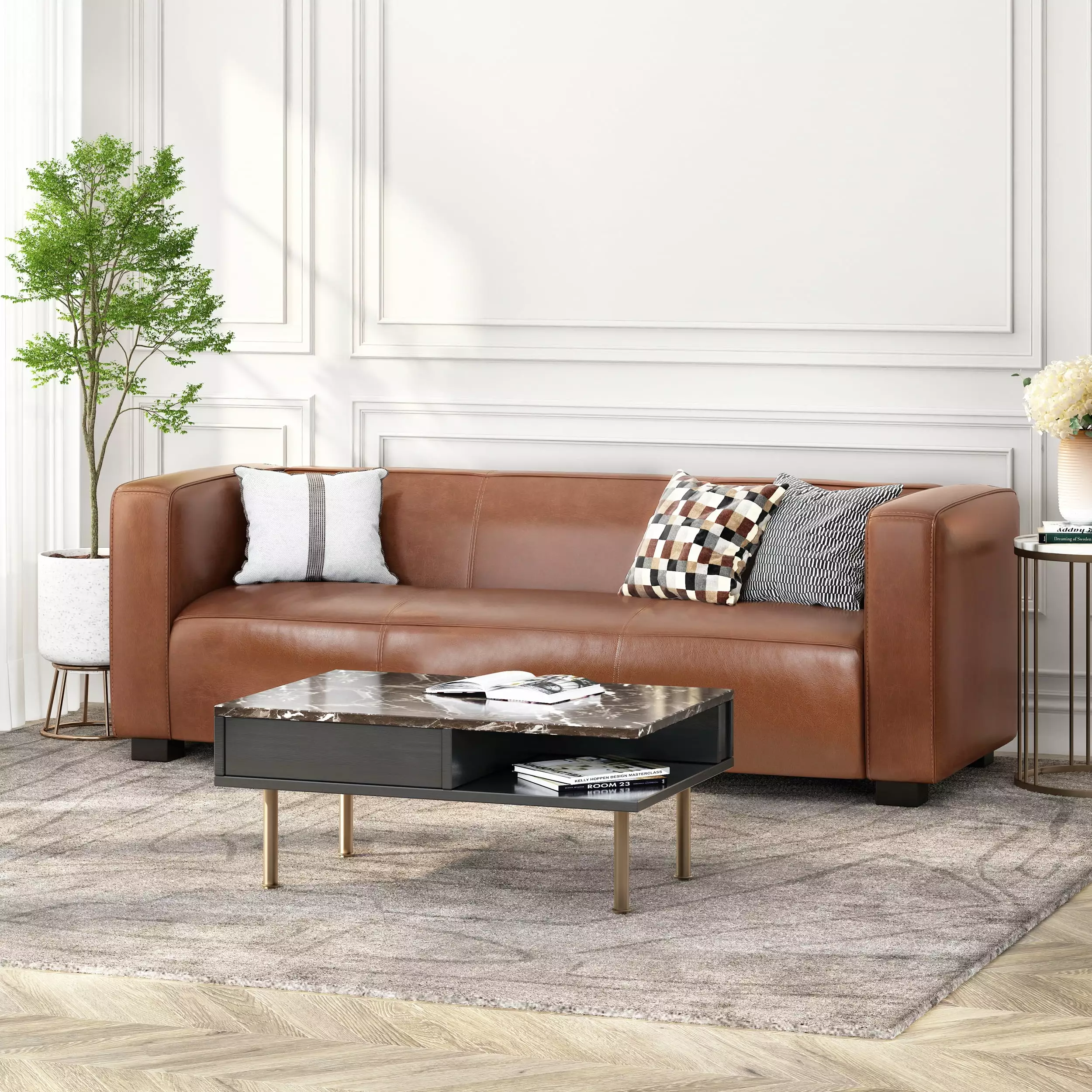 3 Seater Sofa Simplistic Style Maximum Comfort and Functionality OMCCHK