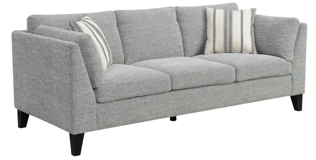 Doyle Gray Sofa Gray Foam Engineered Wood 3 Seat wallace - bay