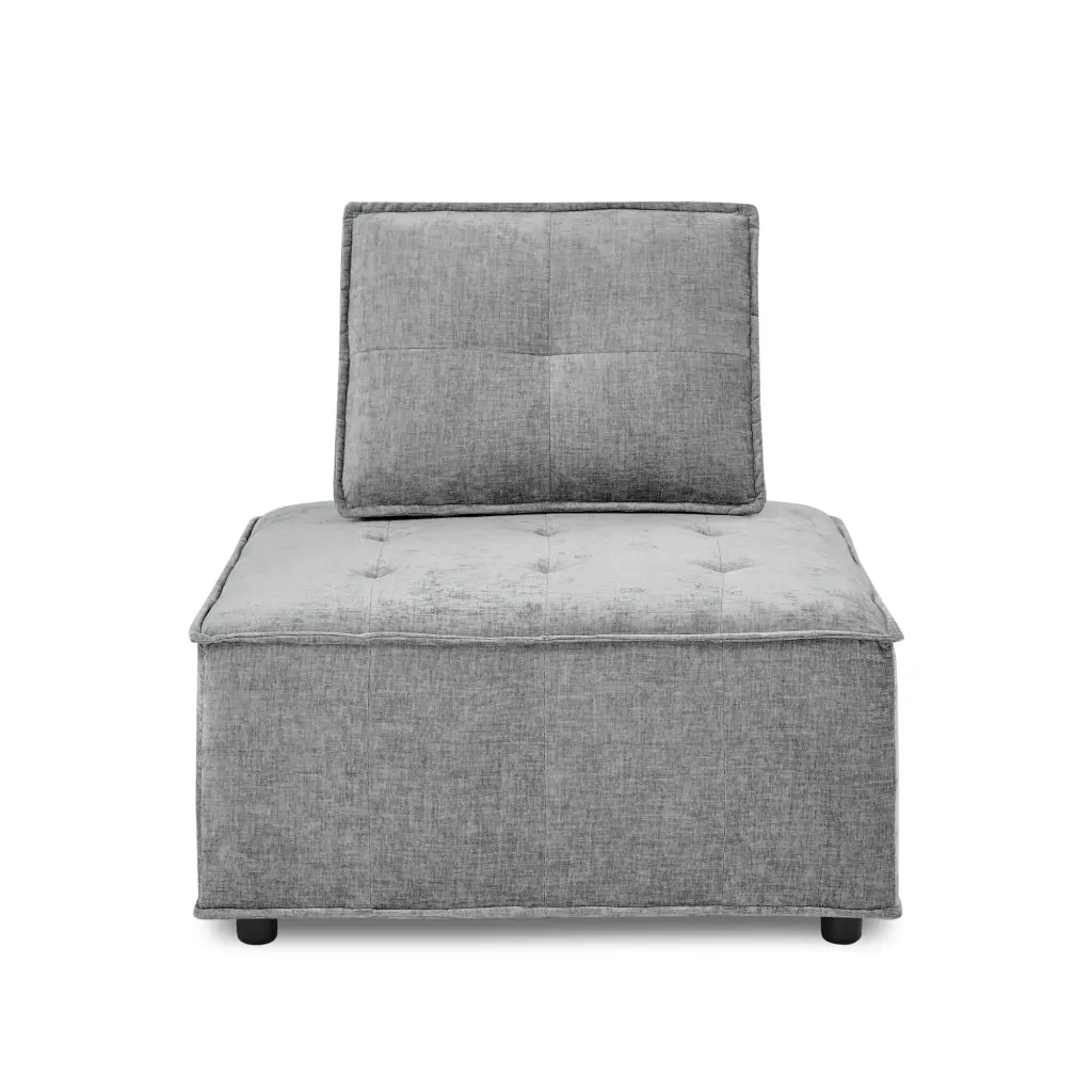 Upholstered Armless Accent Chair Leisure Sofa Lounge Chair chuangyuan smart home