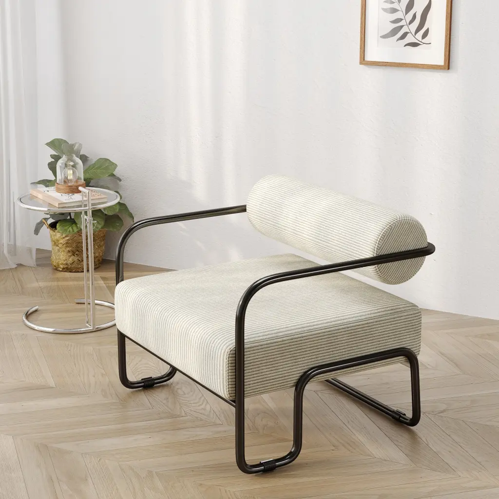 Living Room Iron Sofa Chair Lazy Individual Chair Balcony Leisure Chair huazhao furniture