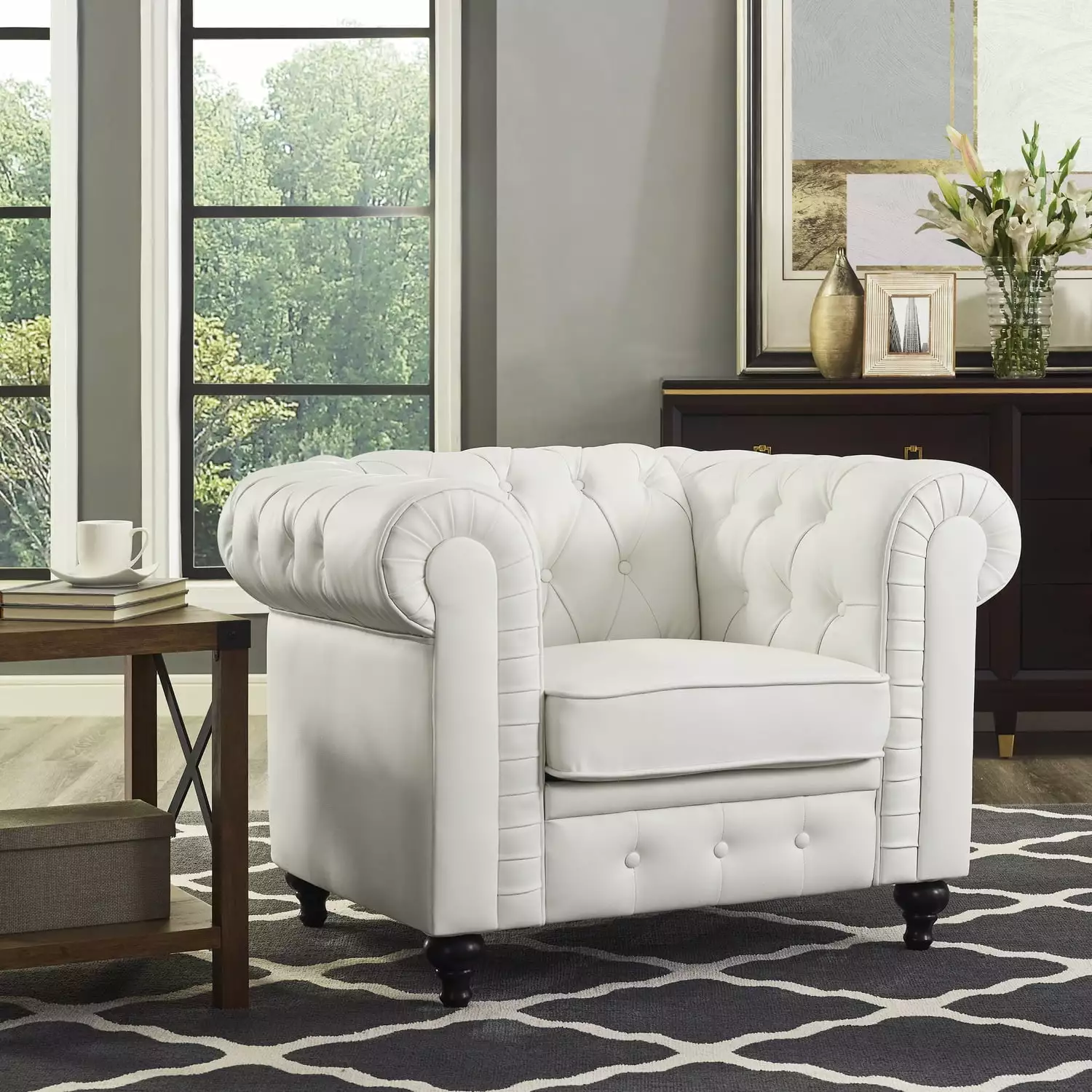 Emery Accent Chair Living Room or Bedroom Naomi Home