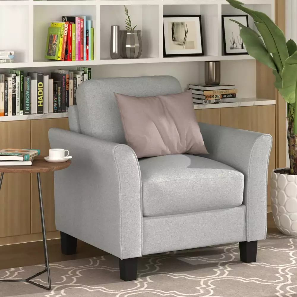 Living Room Furniture Armrest Single Sofa Compact Accent Chair Small Spaces Tcbosik