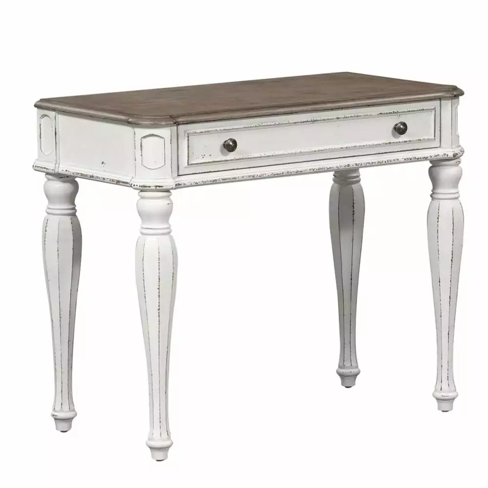Magnolia Manor Accent Desk White - Small Home Office Desk Liberty Furniture