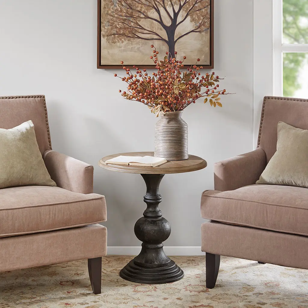Accent Table Natural Wood Side Table jla