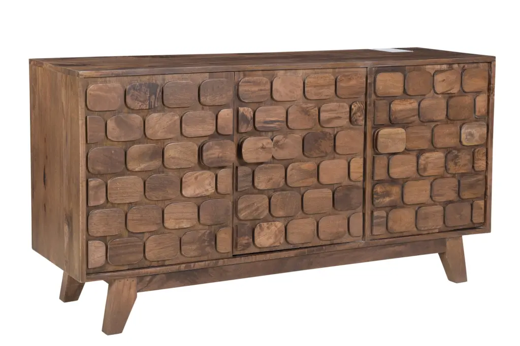 Darby Accent Server Dark Brown Wood steve silver furniture