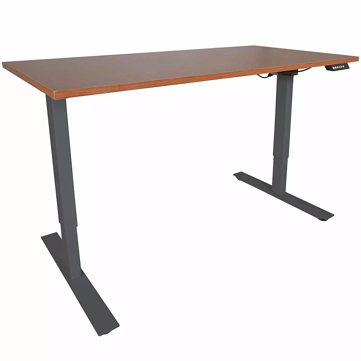 Titan Fitness A2 Single Motor Sit/Stand Desk Wood 30x48 Top Conversion - Adjustable Height Desk