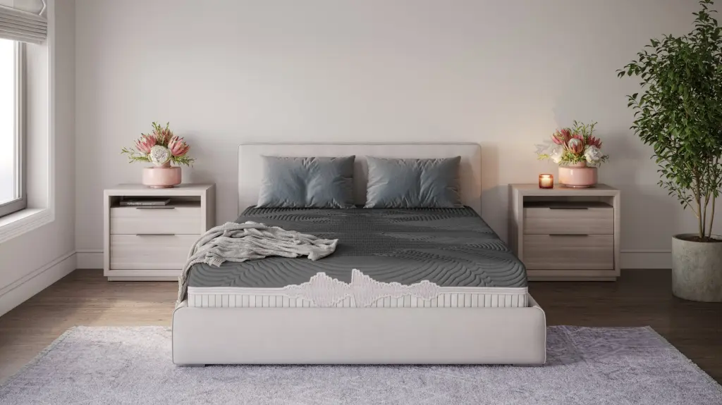 Goodvibesleep Soothe Mattress And Adjustable Base Ease Ensemble Queen Size Bed bridgevine home
