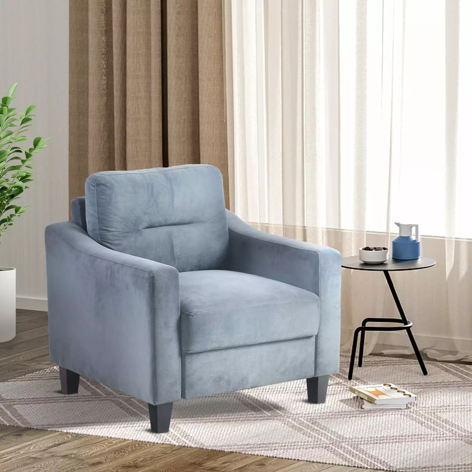 Miekor Furniture Comfortable Couch Small Spaces Living Room Bedroom or Office W5U238