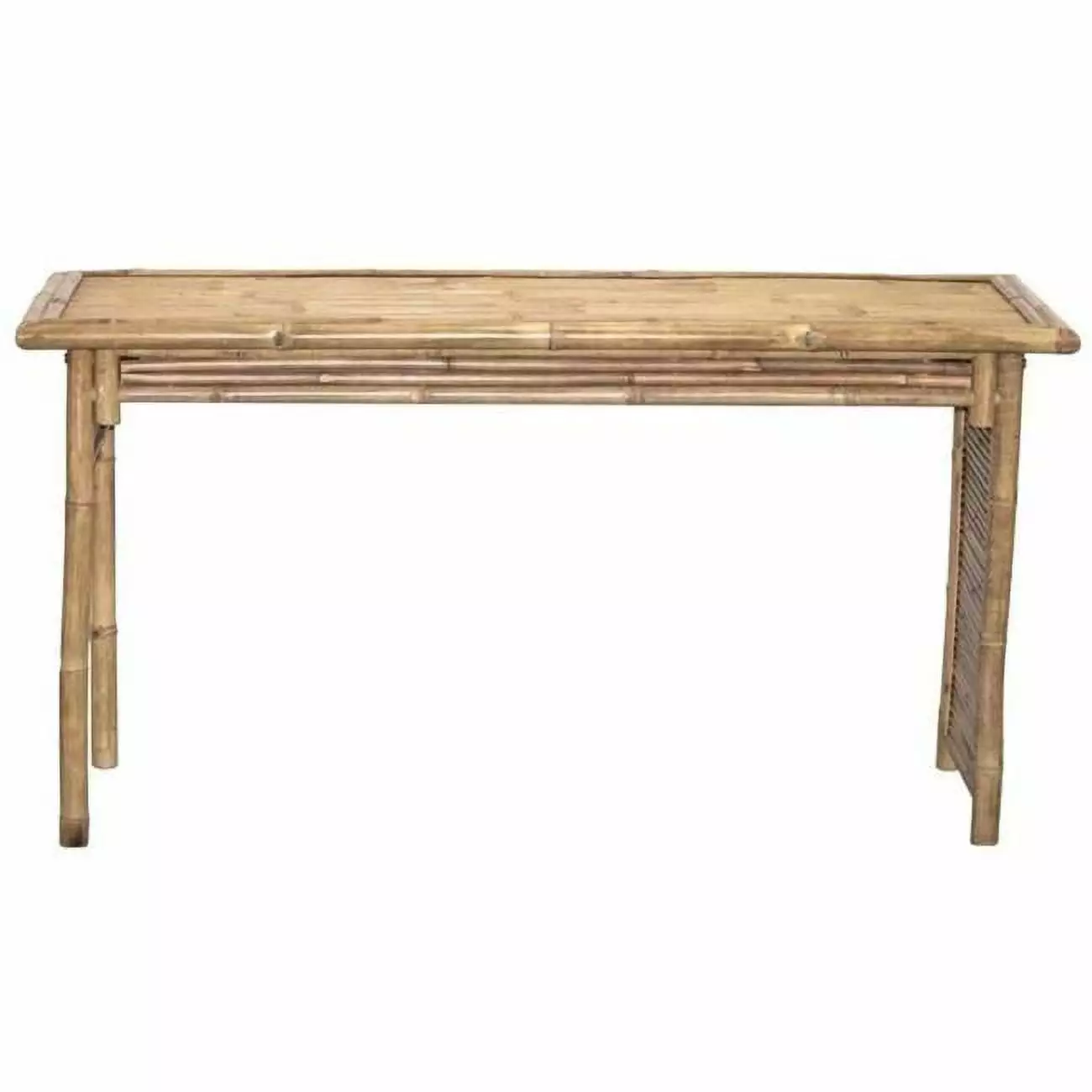 Bamboo 5861 Bamboo Desk 60x19.5x29.5 Inches Eco-Friendly Office Desk