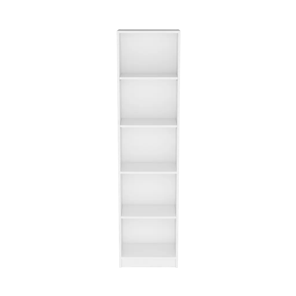 Bookcase Xs Benzoni Office White Particle Board treevol furniture