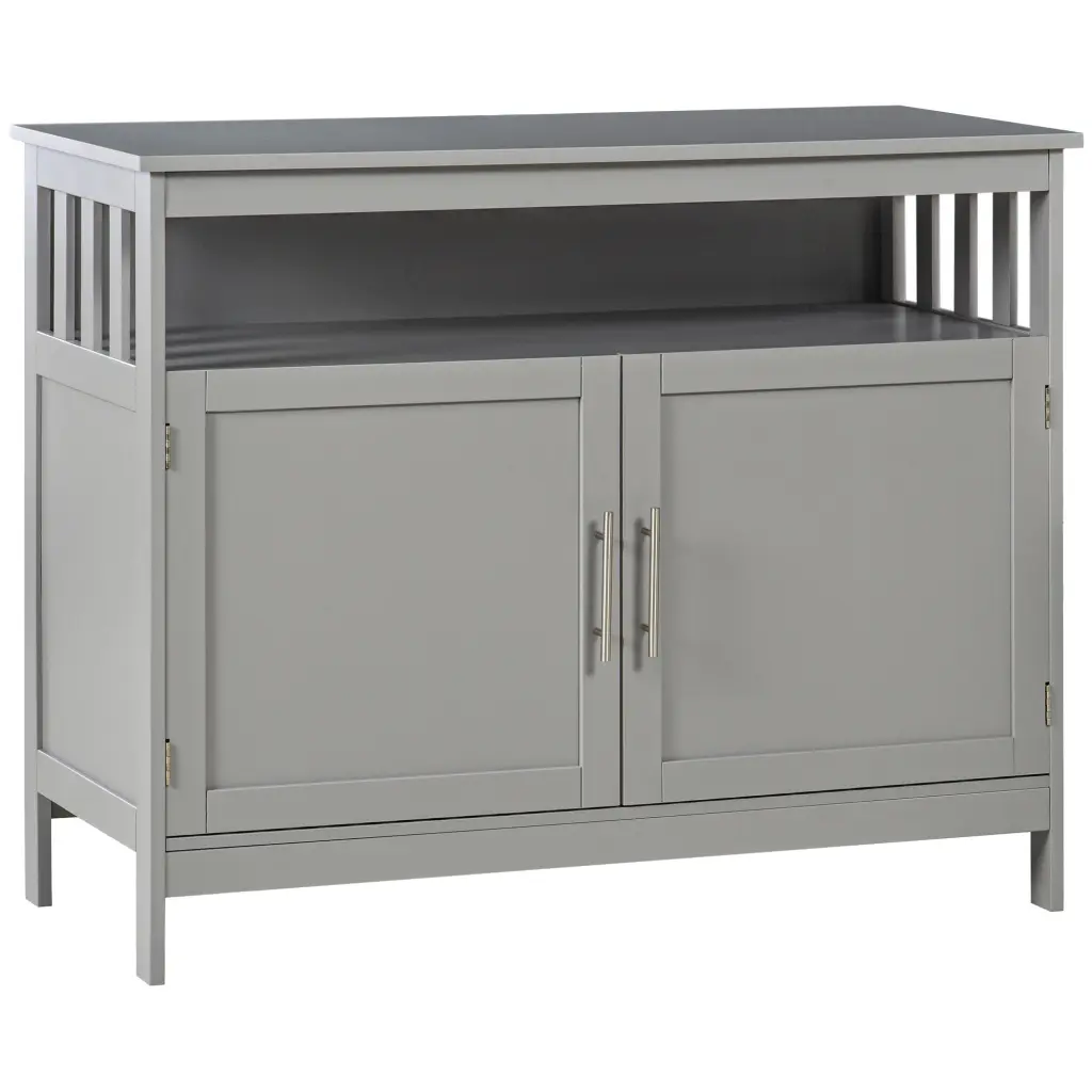 Homcom Sideboard Buffet Cabinet Modern Kitchen Coffee Bar Storage aosom business