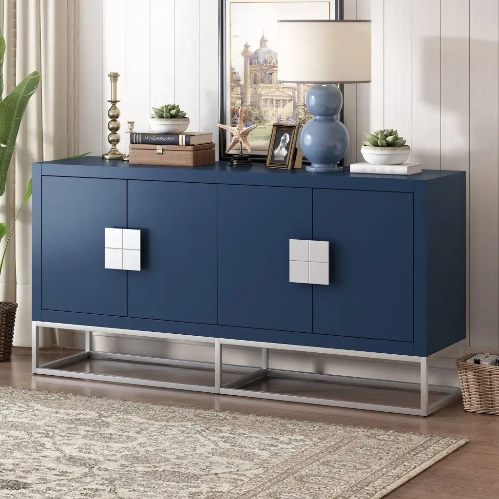 Light Premium Crafted Cabinet Unique Legs And Adjustable Shelves u_style