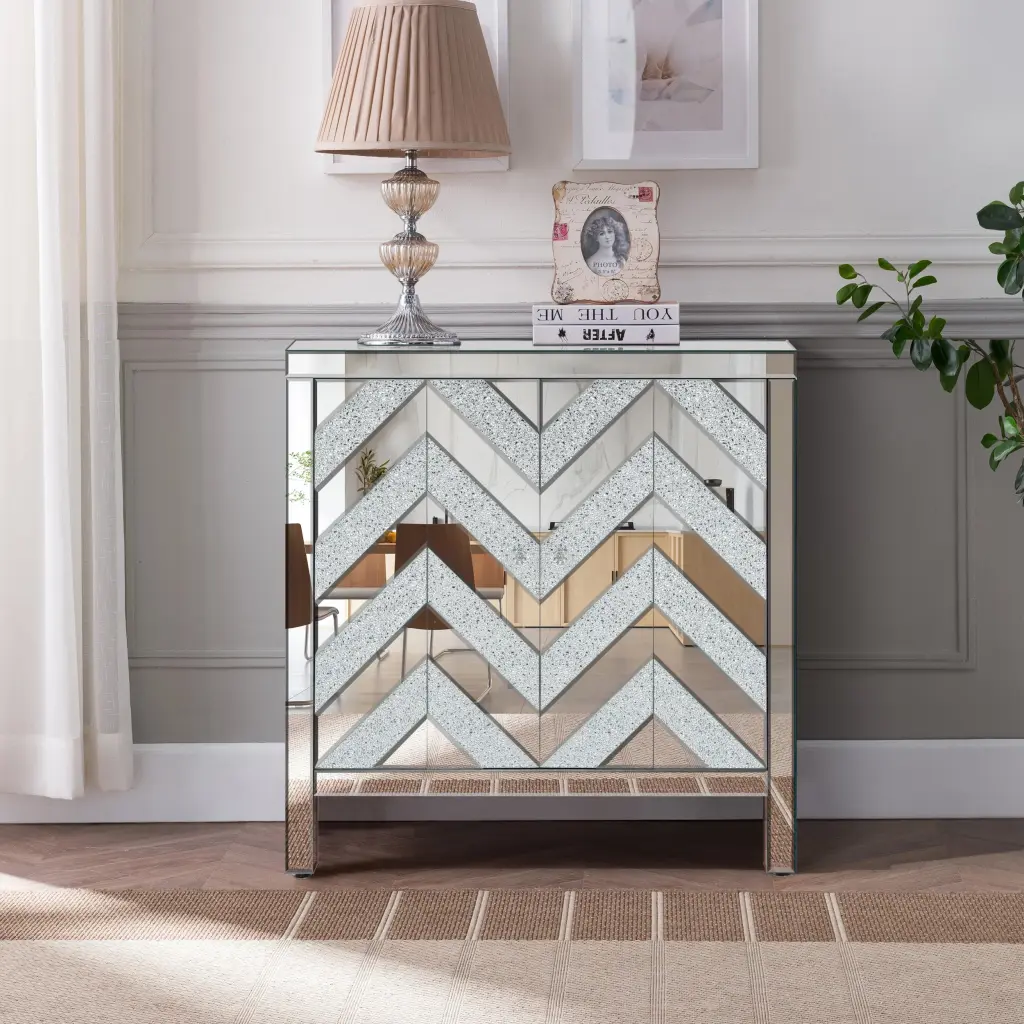 Storage Cabinet Mirror Trim and M Influence Design zrun furniture