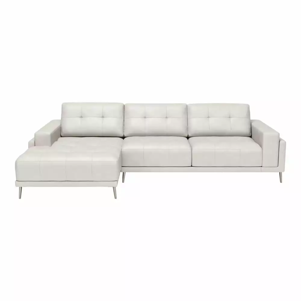Bliss Collection LAF Chaise Sectional Beige Zuo Modern