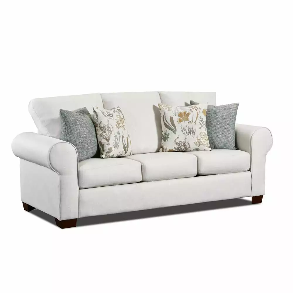 Furniture Classics Beaujardin Sofa Four Throw Pillows Elegant Living Room Seating American Furniture Classics