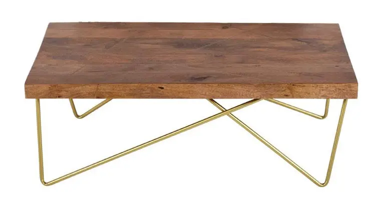 Brass Inlay Cocktail Table Brown Iron Finish Living Room Decor steve silver furniture