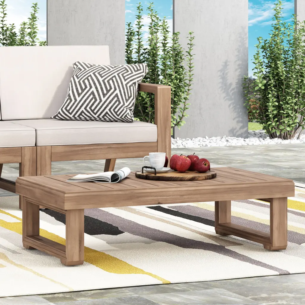Westchester Coffee Table Brown Wood Living Room Decor nh-ihave