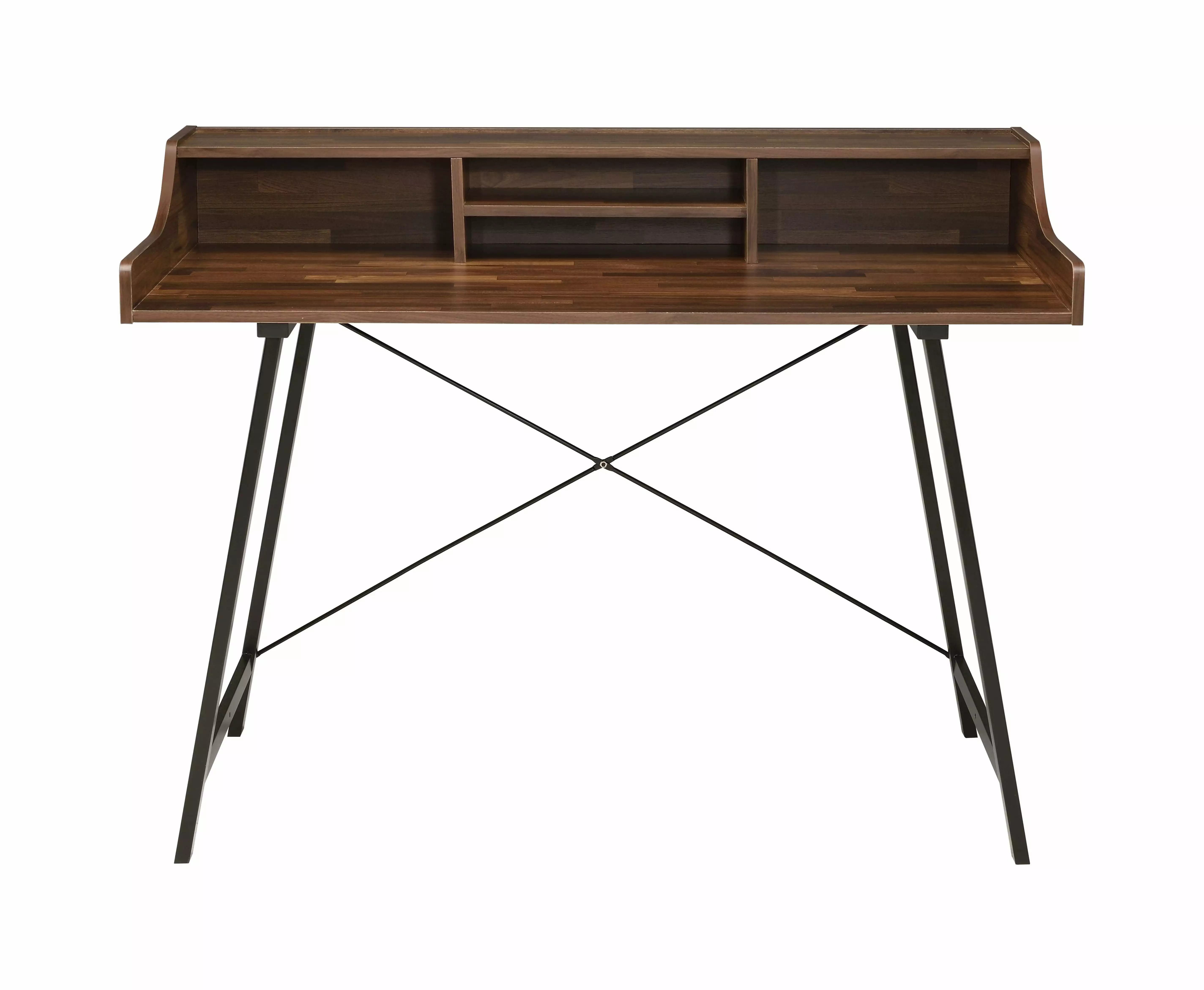 ACME Sange Desk USB Charging Dock Walnut and Black Acme Furniture