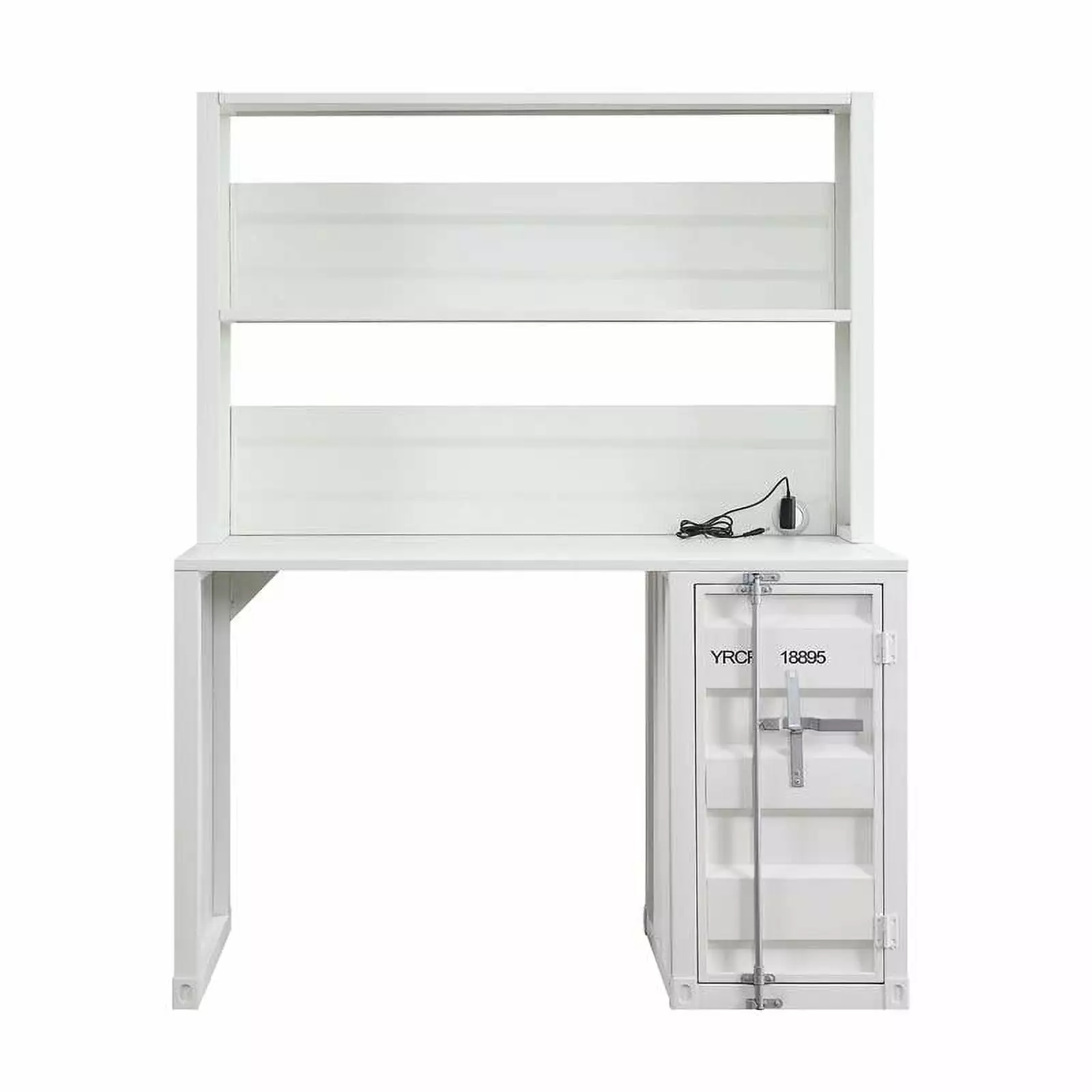 Desk & Hutch White Finish Home Office ACME ONSITE STORE