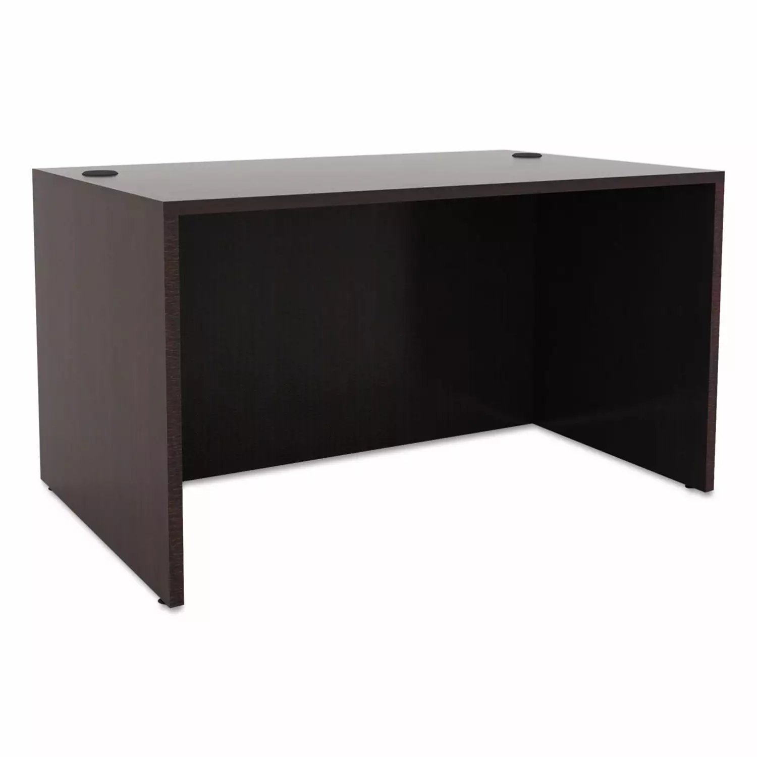Alera Valencia Series Straight Desk Shell 47 1/4w x 29 1/2d x 29 5/8h Espresso Office Desk
