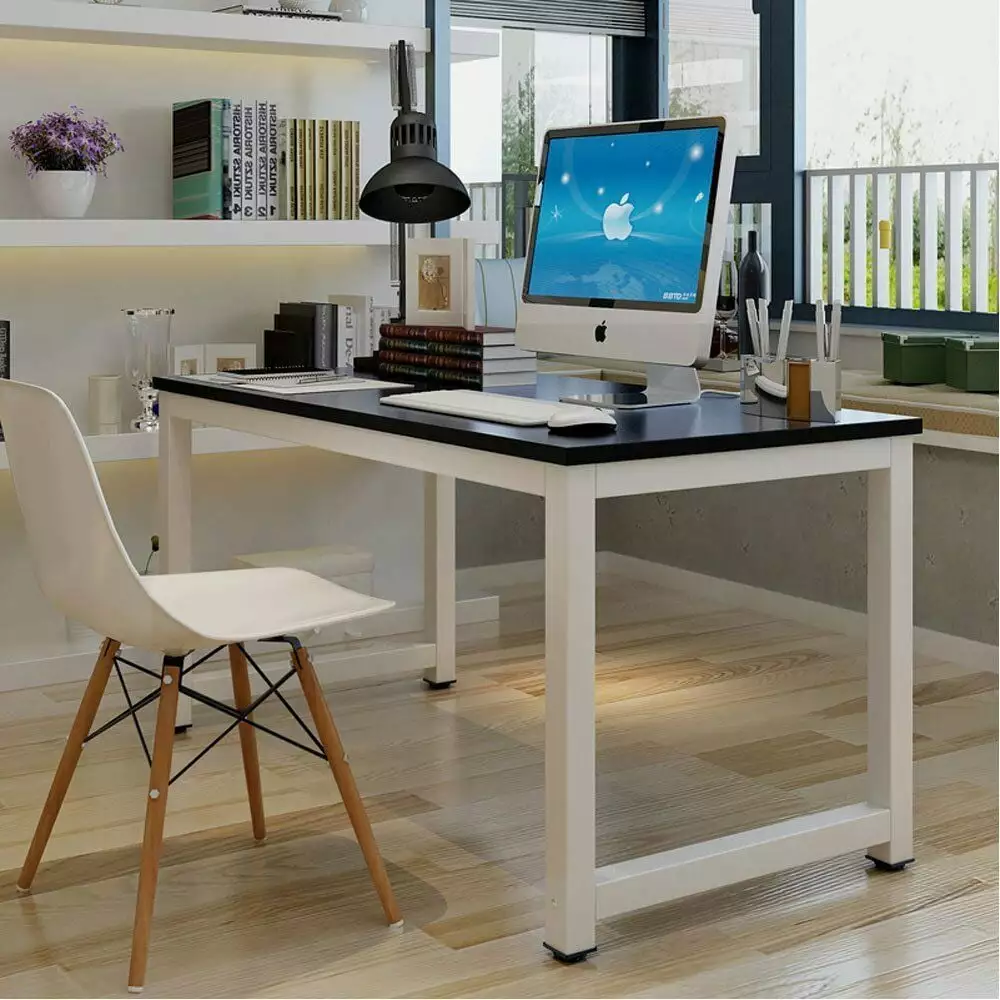 BaytoCare Wood Computer Desk PC Laptop Table Home Office Furniture