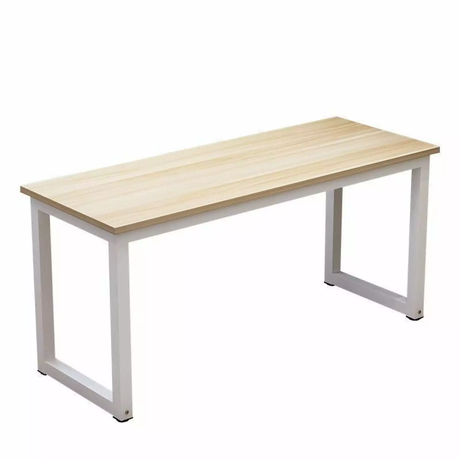 WM 63 Computer Desk Large Home Office Desk Writing Games and Homework Oak White FHWM-C
