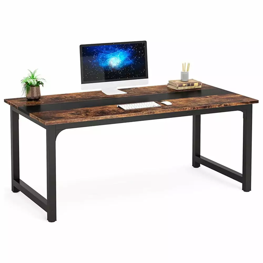 WM Modern Computer Desk 63 x 31.5 Inch Large Desk Writing Desk Workstation FHWM-C