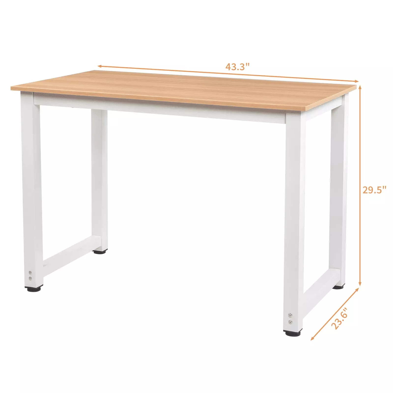 High-end Solid Wood Computer Desk Laptop PC Workstation Study Desk Home Office FHWM2
