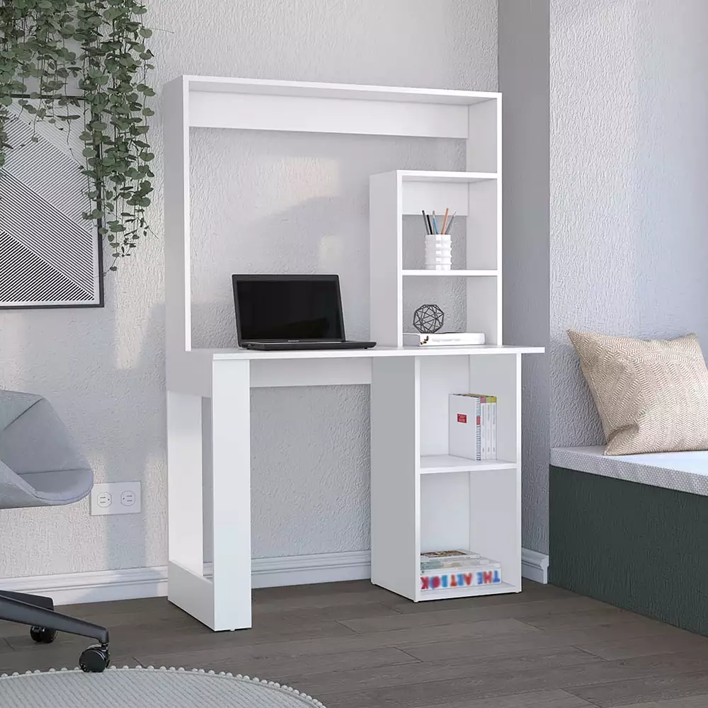 GeeHome Maine Desk Hutch and Shelves Home Office