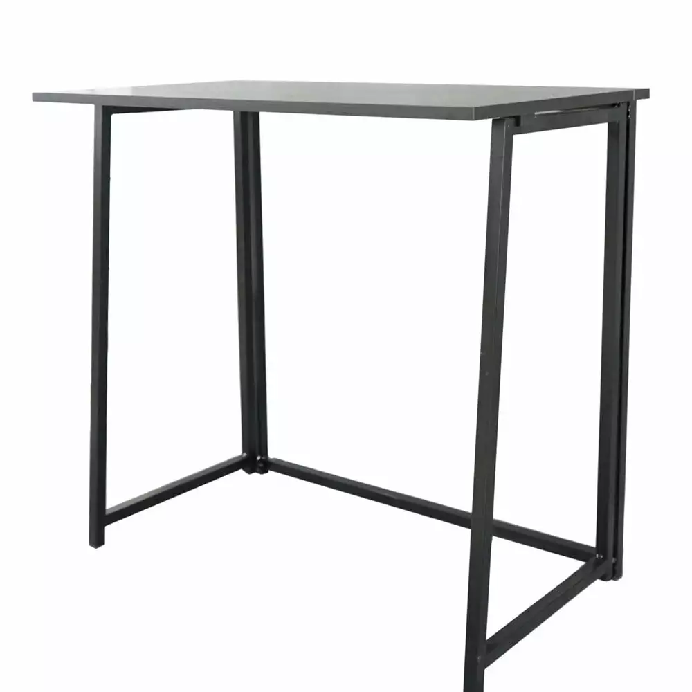 IVV Modern Computer Desk Simple Foldable Console Table Black Home Office