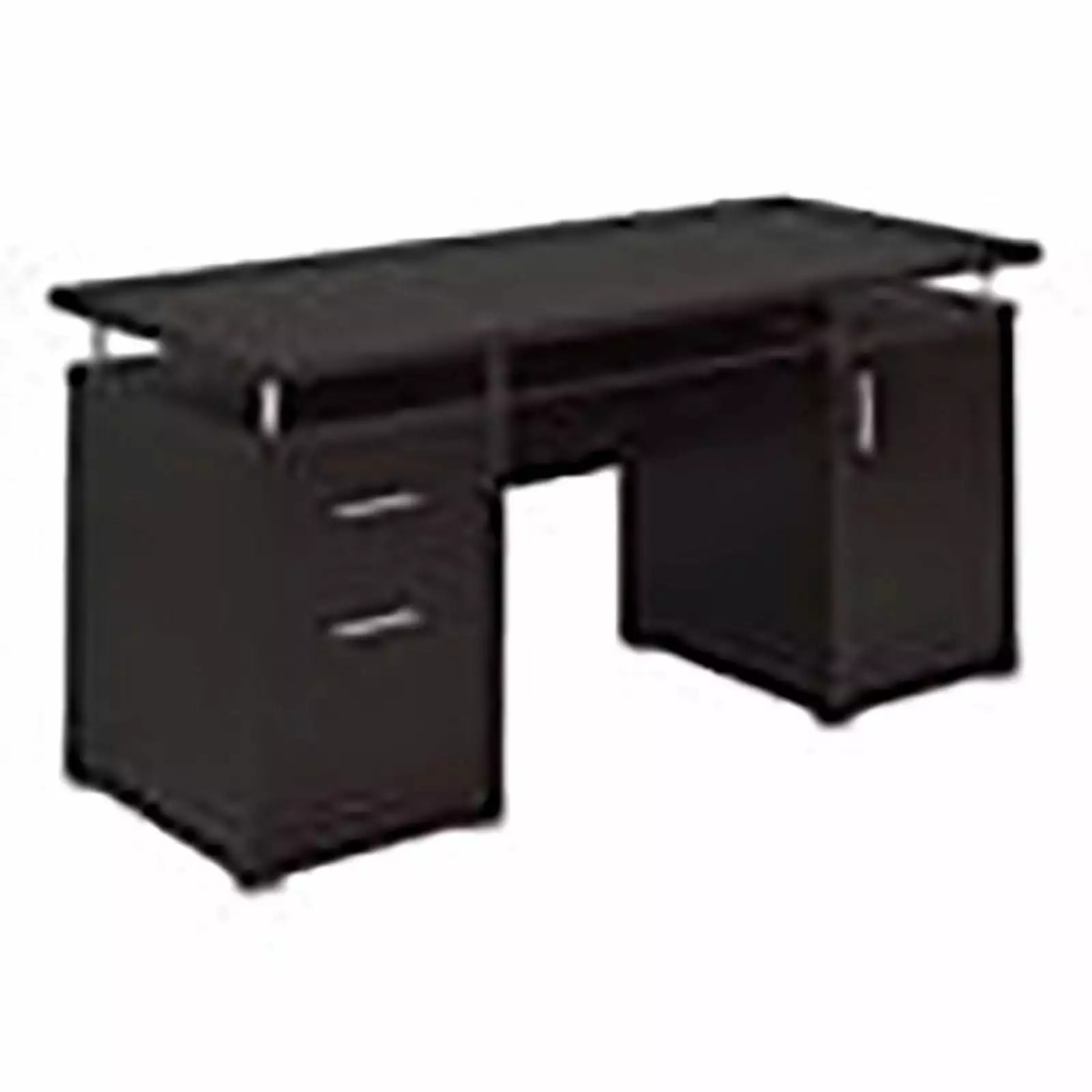 Kingfisher Lane 2-Drawer Contemporary Wood Computer Desk Cappuccino