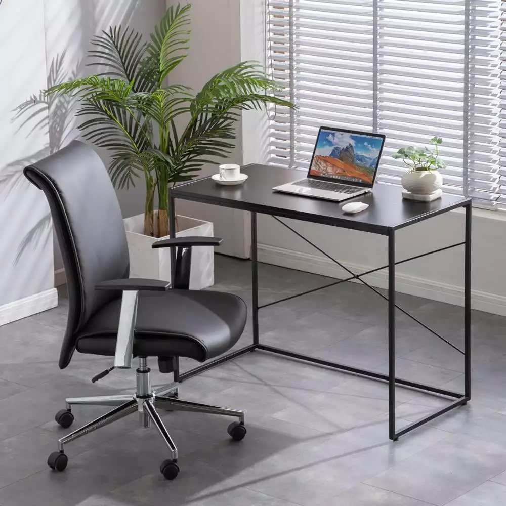 Ktaxon Computer Desk PC Laptop Table Study Workstation Metal Legs Writing Furniture
