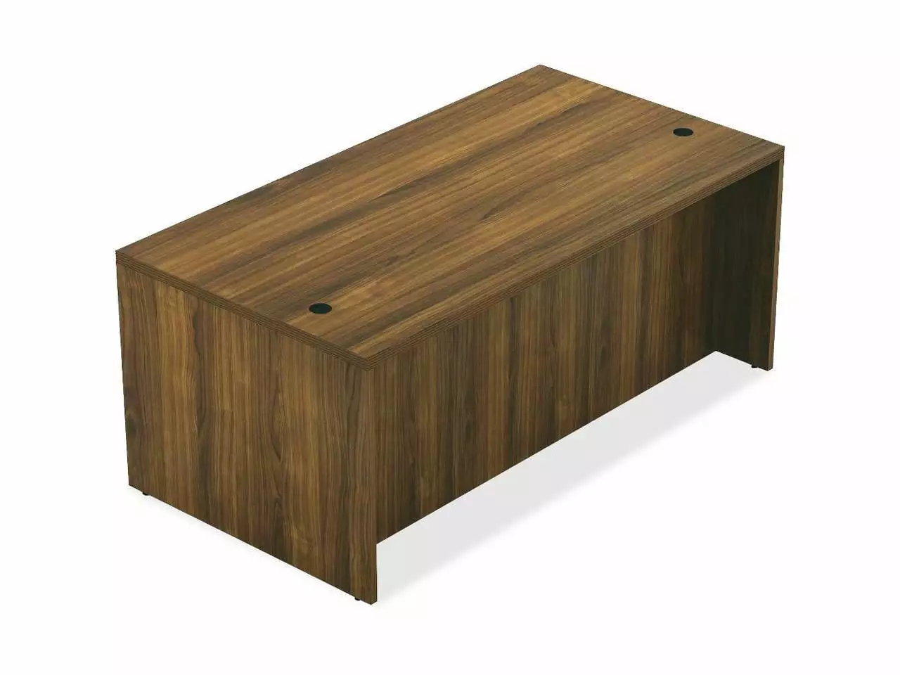 Lorell Top 1-1/2 Desk 30x60x30 Walnut Finish - Model 34305