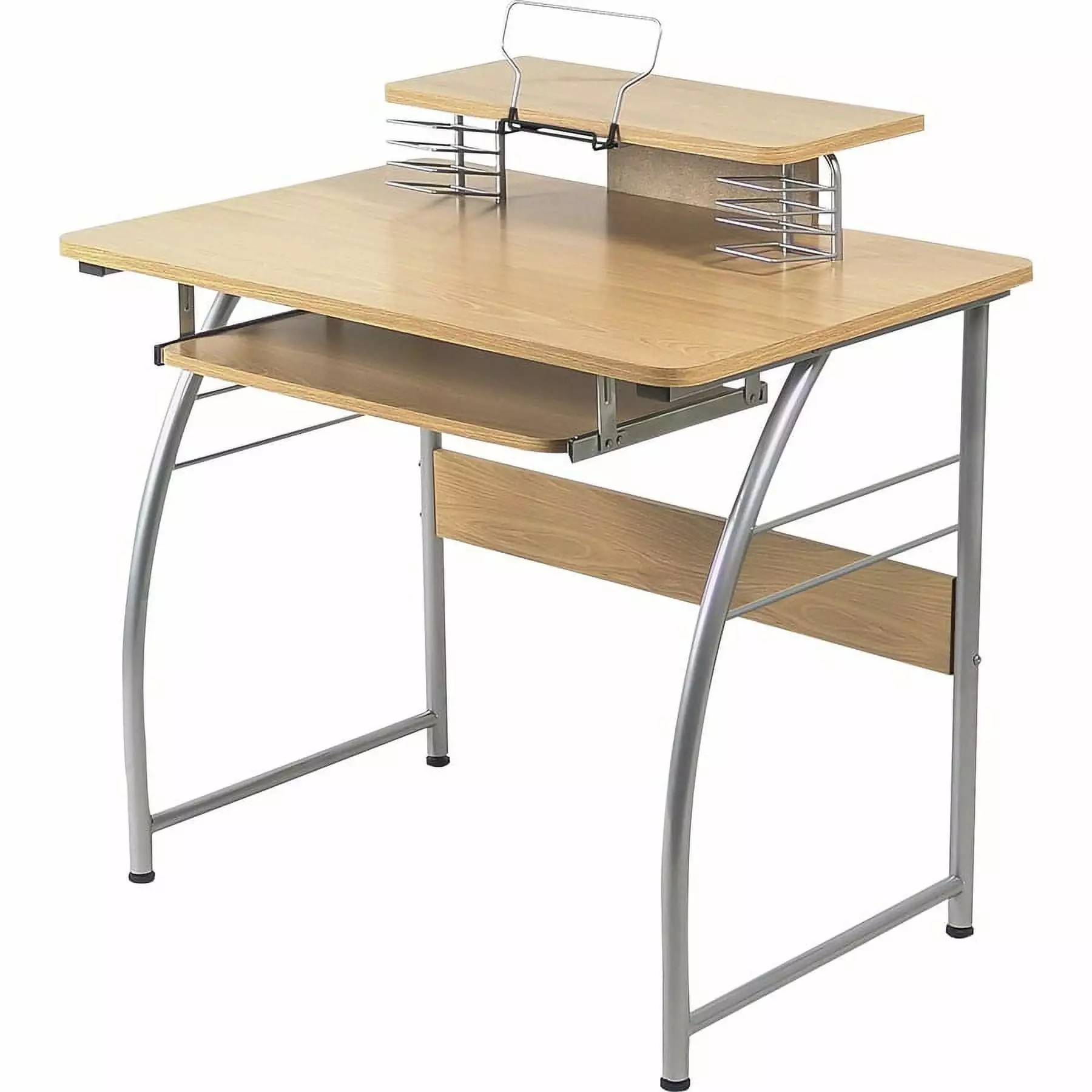 Lorell Upper Shelf Laminate Computer Desk Home Office