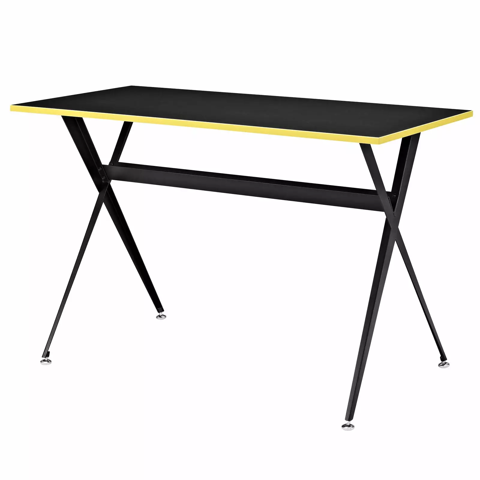 Computer Work Desk Black Melamine Wood Home Office Business Modern Contemporary HB32556