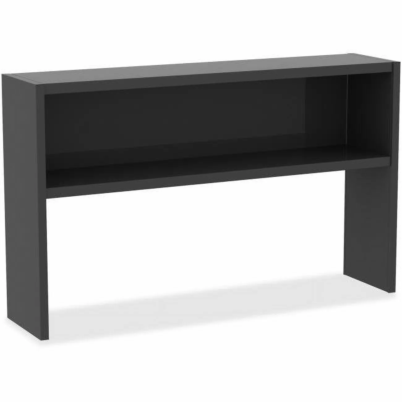 60 . Charcoal Steel Desk Series Stack-on Hutch - Industrial Office Desk Storage Newestedition