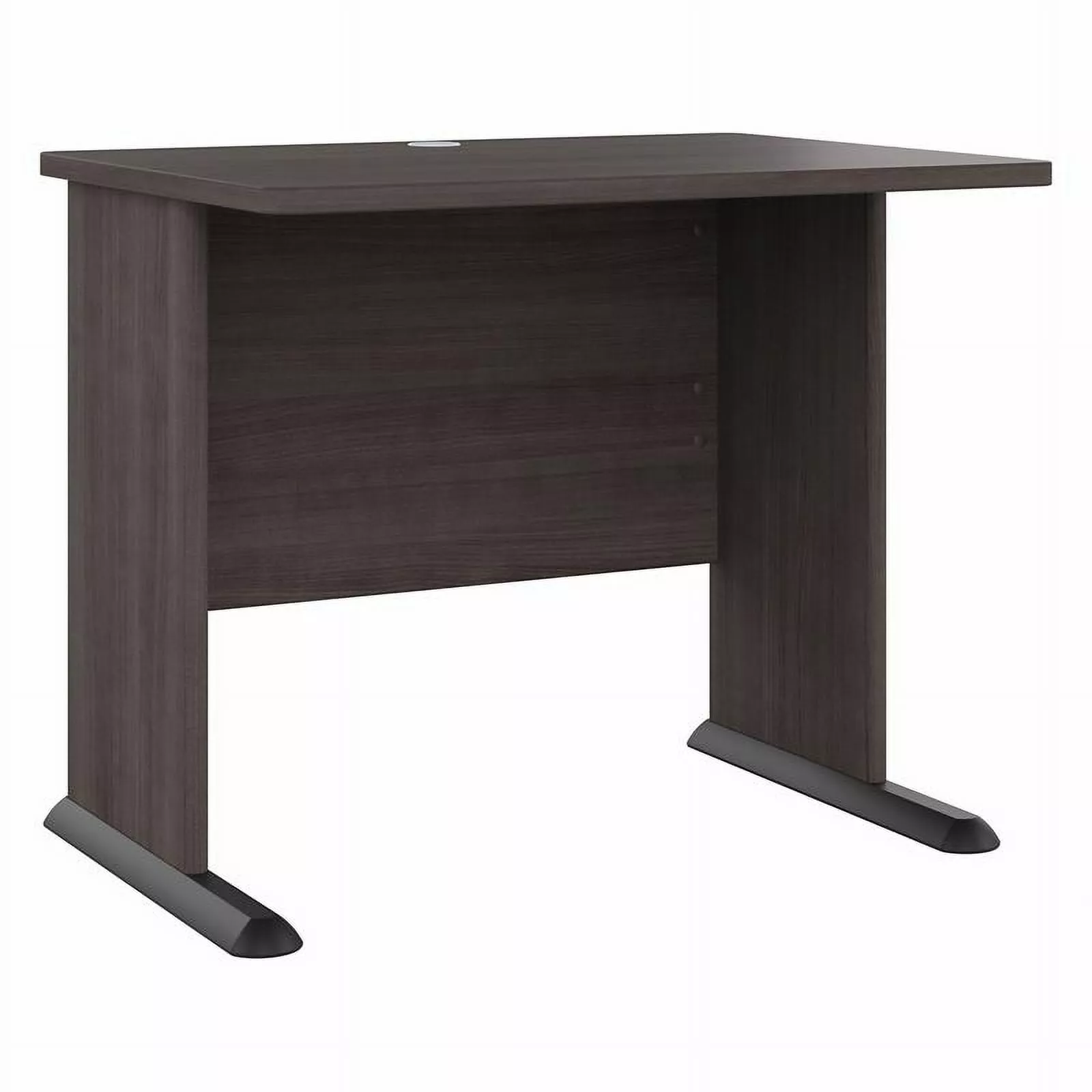 Pemberly Row 36W Small Computer Desk Storm Gray Engineered Wood