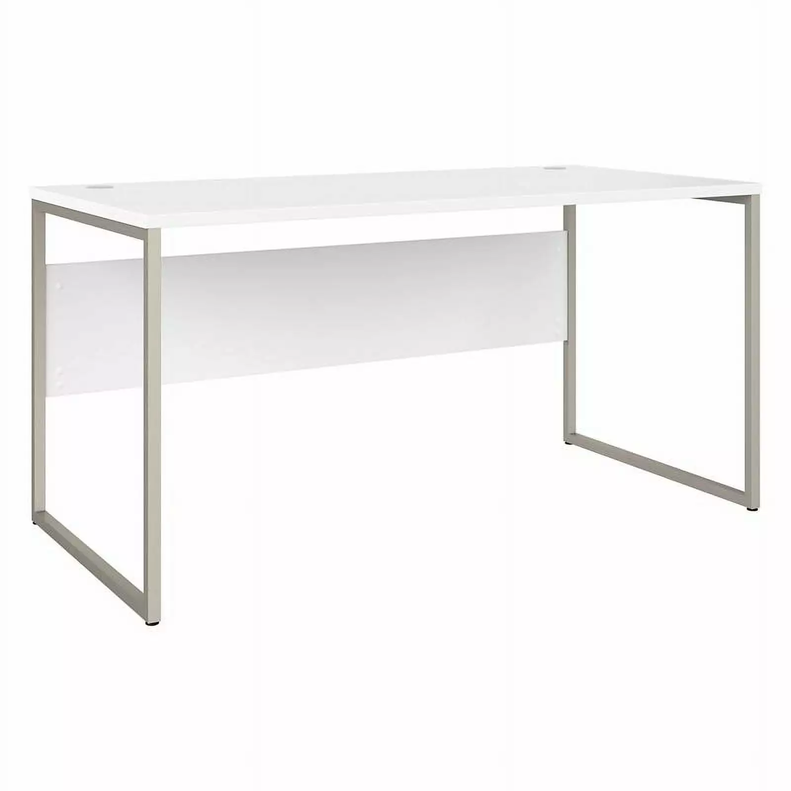 Pemberly Row 60W x 30D Computer Table Desk White Engineered Wood Home Office Desk
