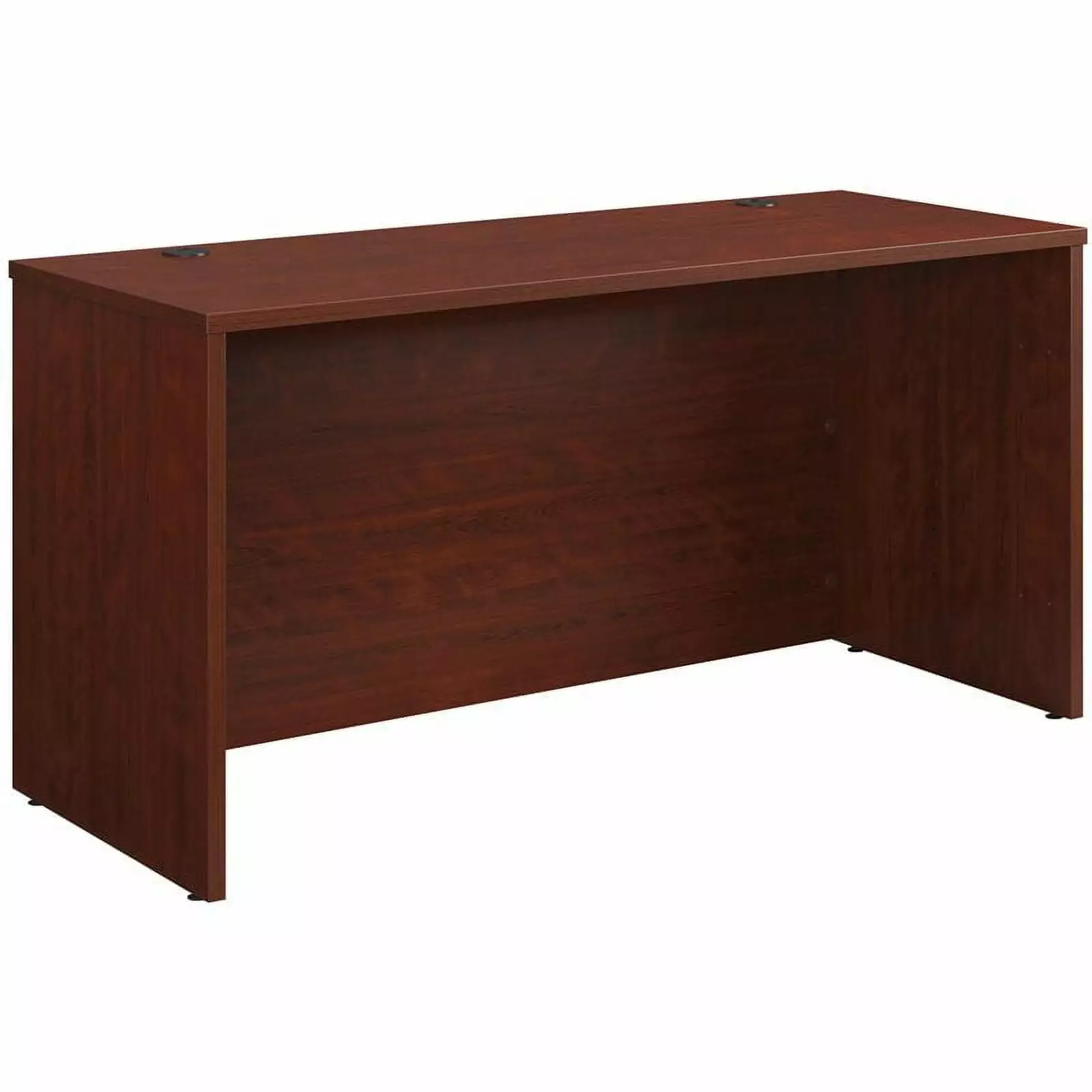 Pemberly Row Engineered Wood 60 x 24 Computer Desk Classic Cherry