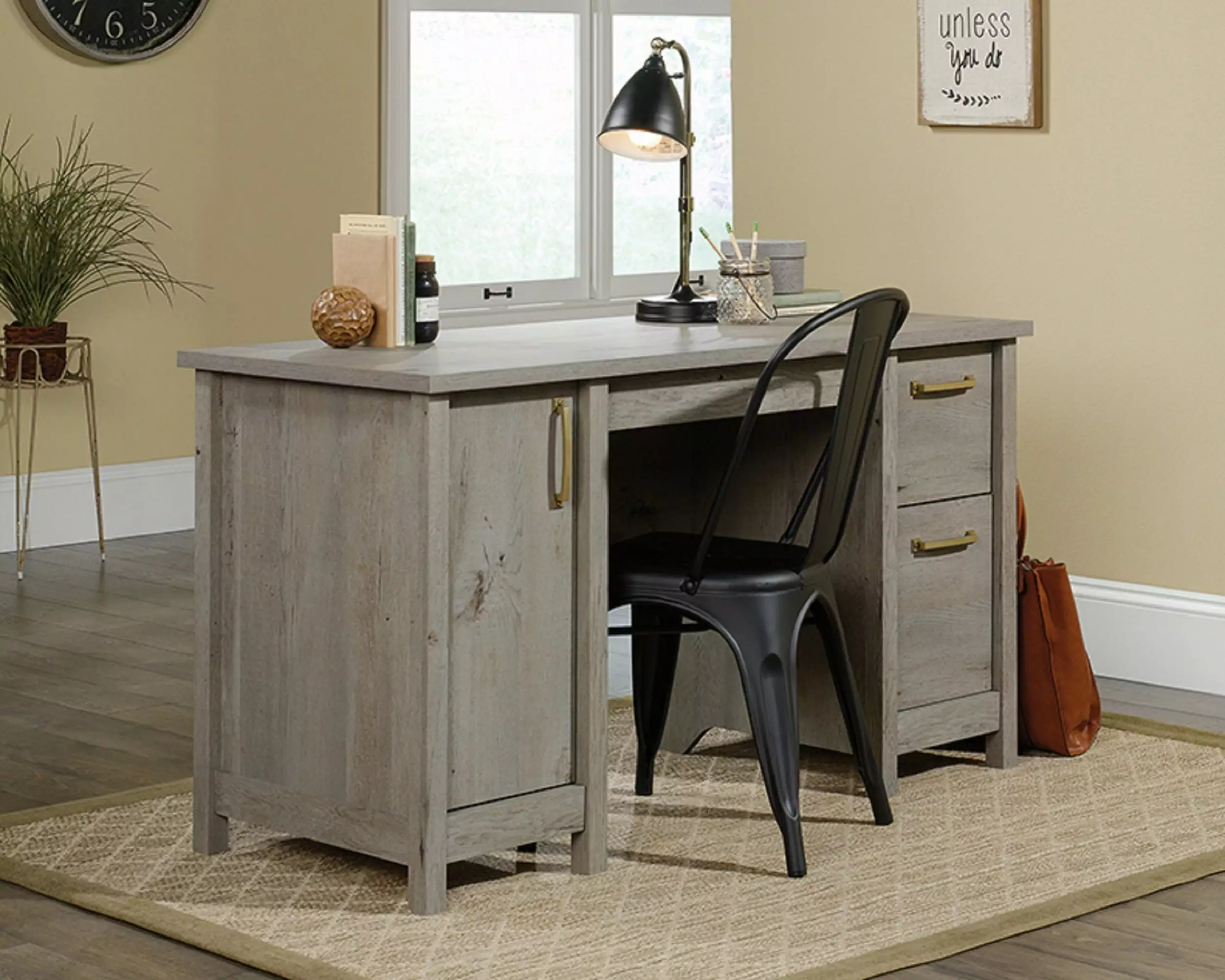 Sauder Cannery Bridge Collection Computer Desk - Stylish Home Office Desk