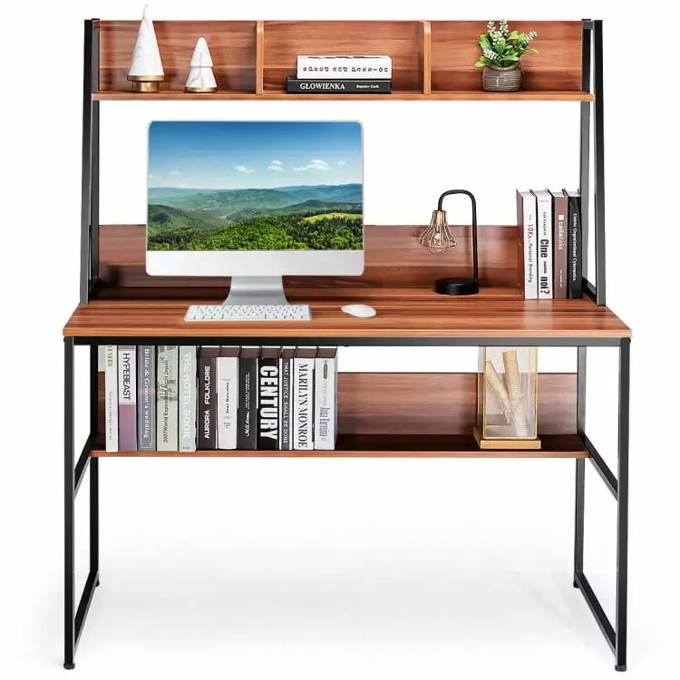 Spaco 47-Inch Computer Desk Writing Study Table Workstation Coffee Office