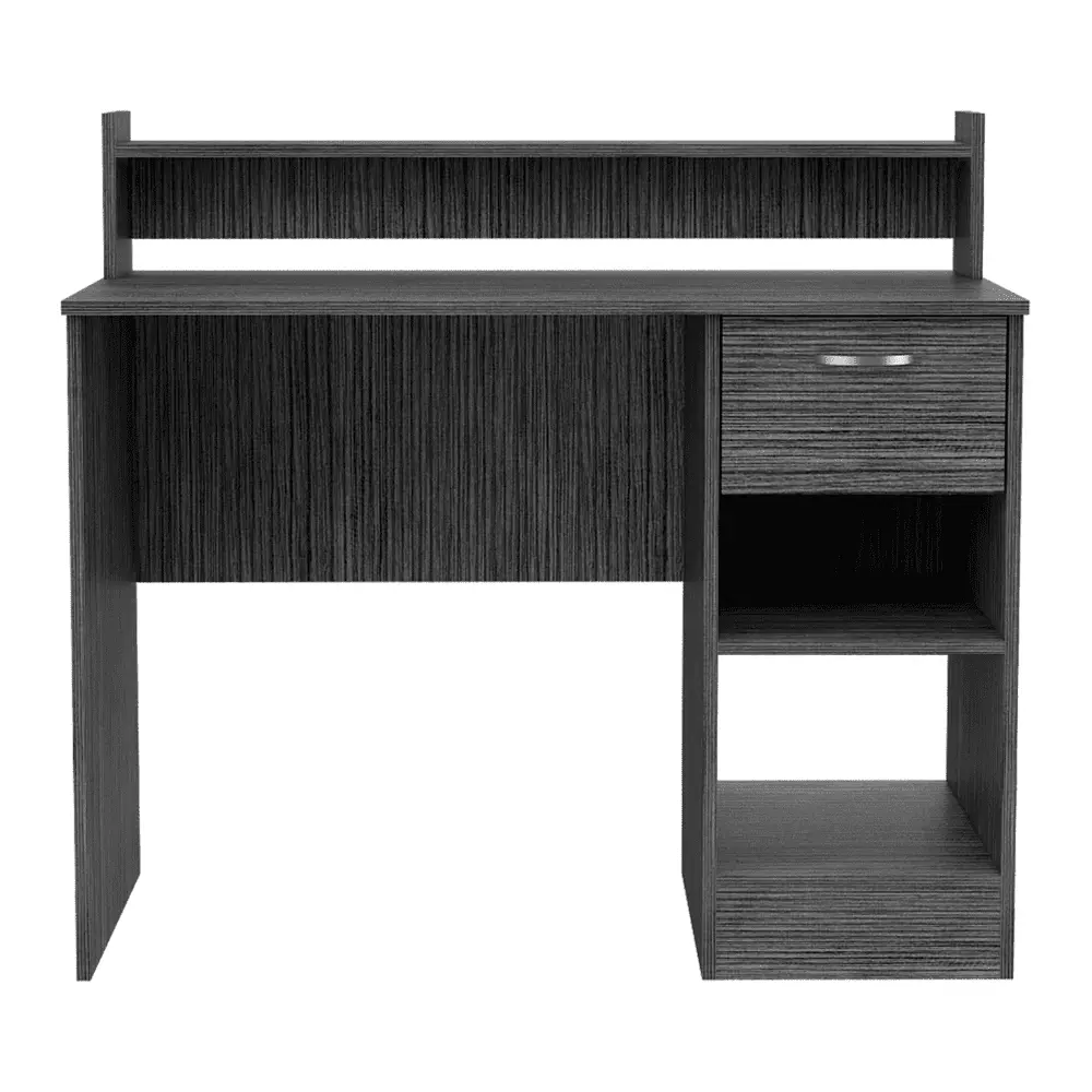 Manaos Computer Desk Smokey Oak Modern Home Office Desk TUHOME Furniture