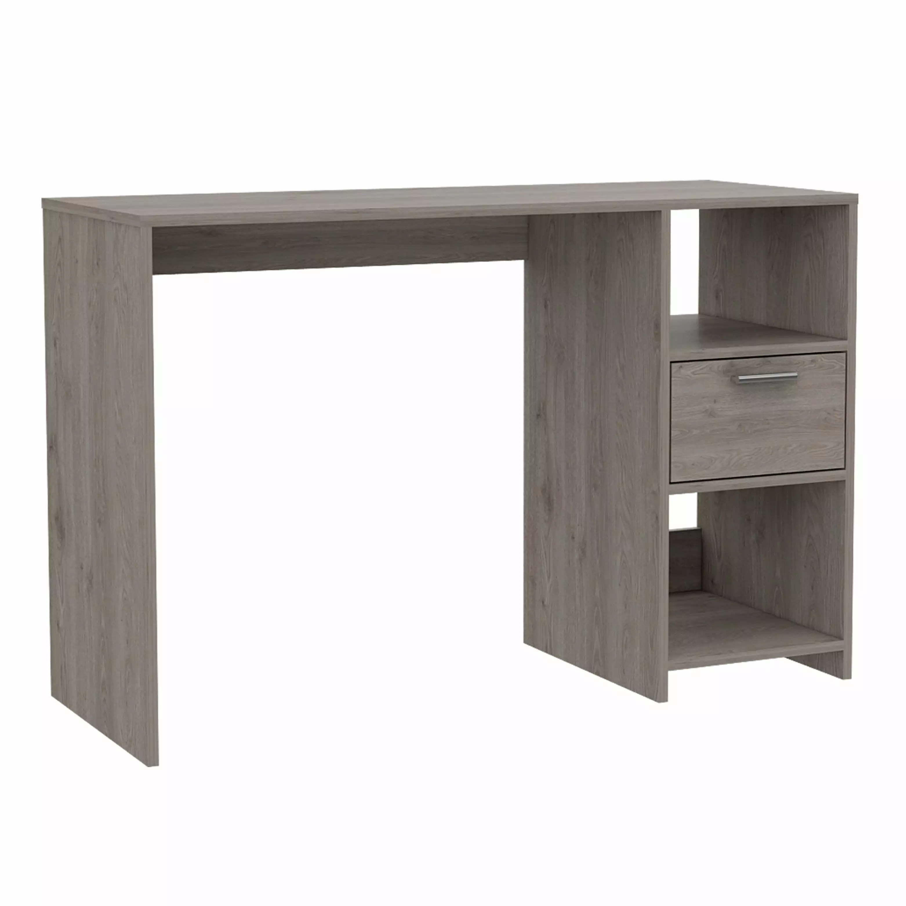 Omma Computer Desk One Drawer and Two Shelves Compact Workstation TUHOME Furniture