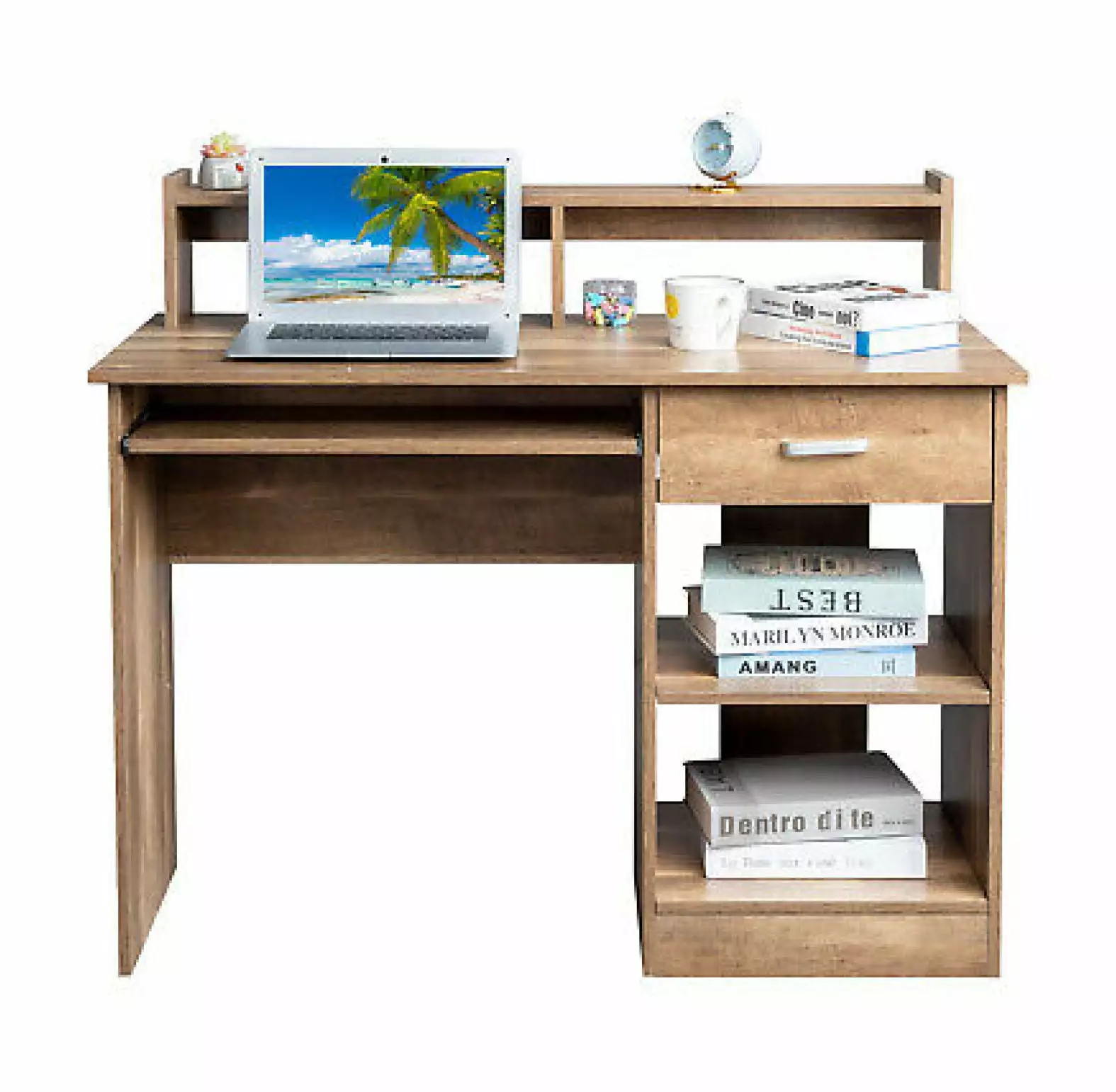 Yunhouse Computer Desk Writing Study Gaming PC Laptop Table Workstation Home Office Work