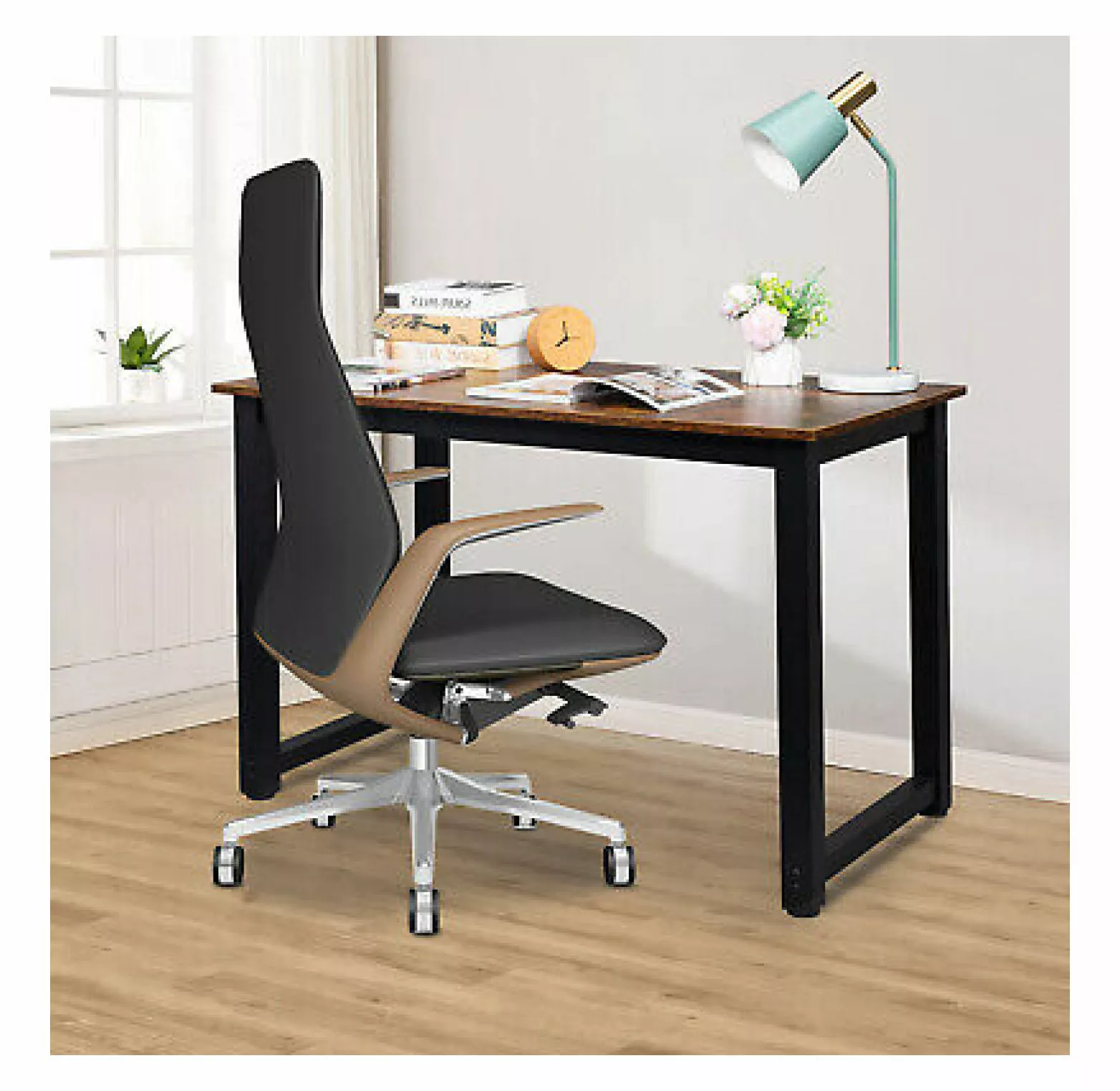 Yunhouse Computer Desk Writing Study Gaming PC Laptop Table Workstation Home Office