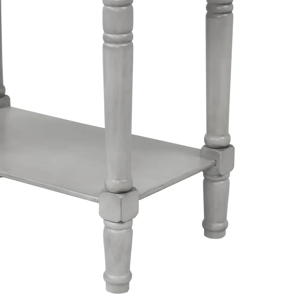 Narrow Console Table 3 Storage Drawers Small Spaces trexm