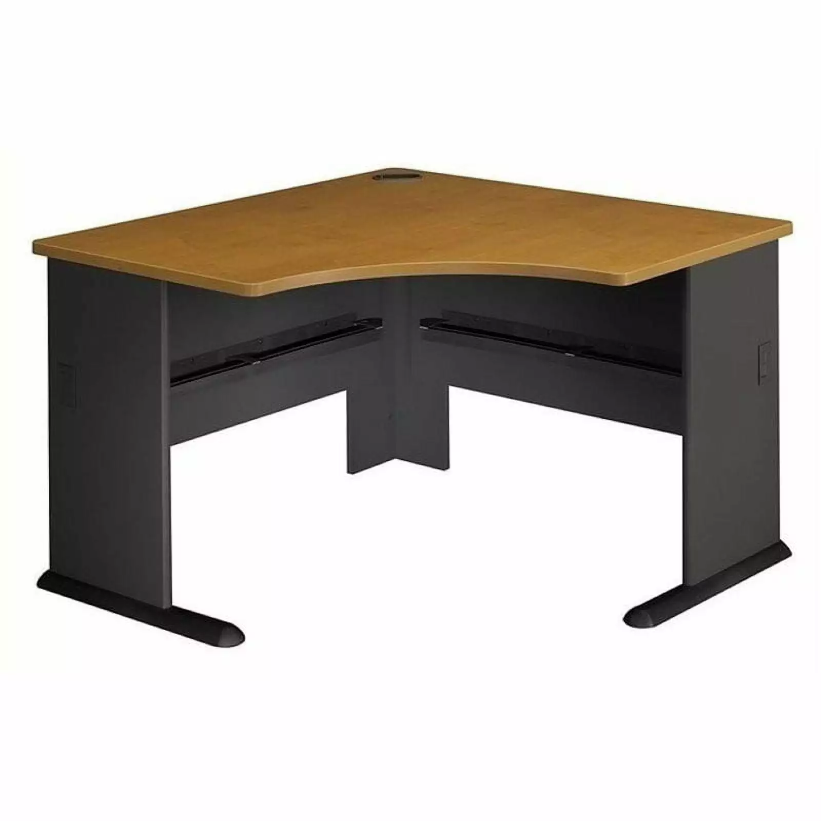 Bowery Hill 48 Corner Desk Natural Cherry - Compact Office Desk