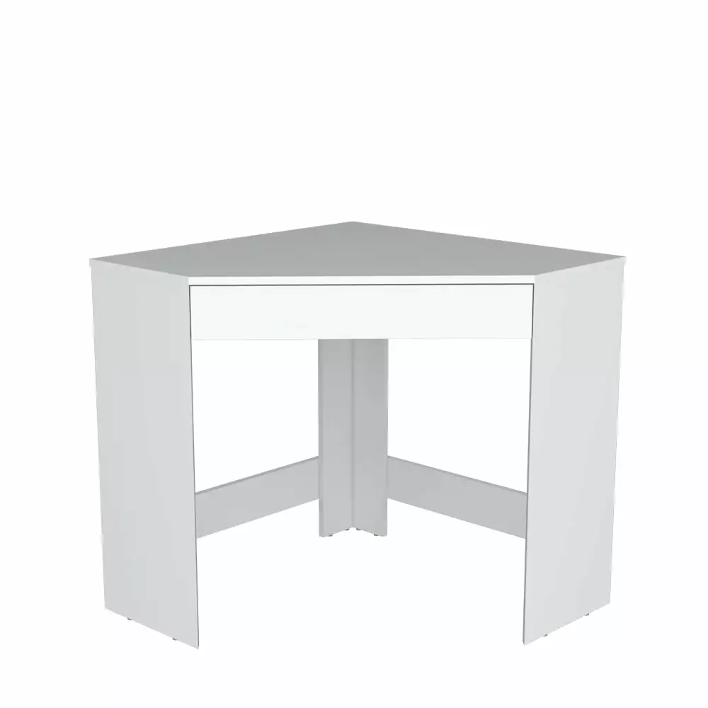 CoSoTower Corner Desk Granger White - Space Saving Office Desk