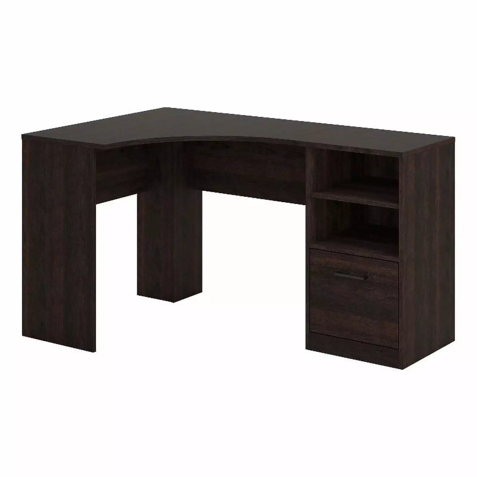UrbanPro Engineered Wood Corner Desk Cinnamon Cherry Finish